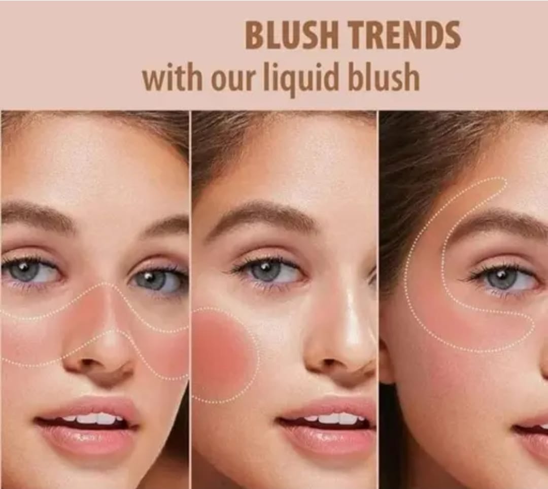 blush 2 Air Cushion Mushroom Head Liquid Blush | Natural Dewy Finish Blendable Cheek Tint - Image 2